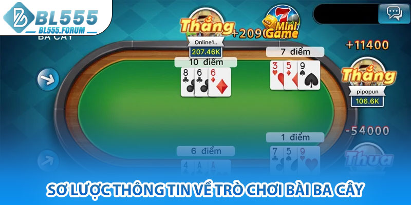 Sơ Lược Thông Tin Về Trò Chơi Bài Ba Cây
